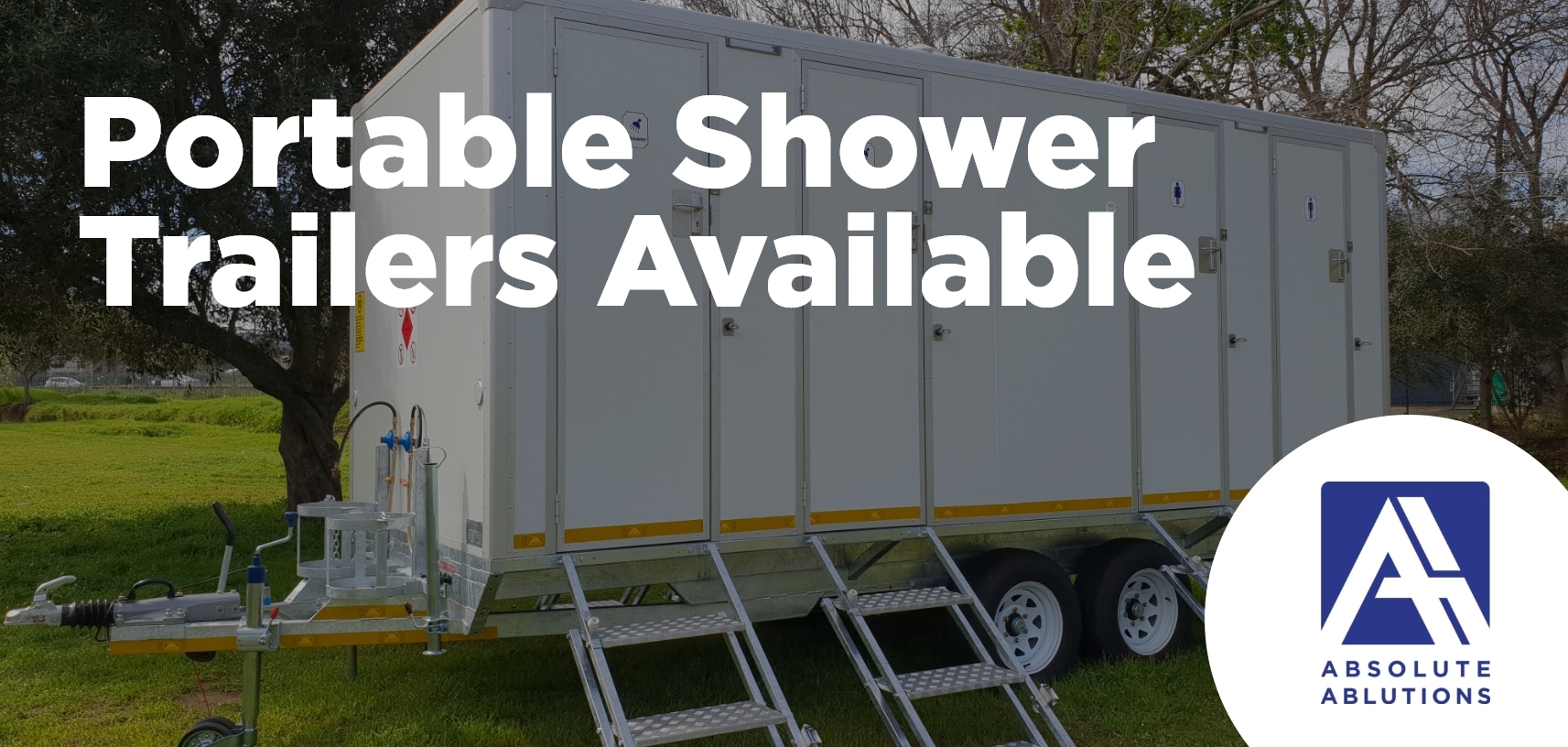 Portable Shower Trailers Available